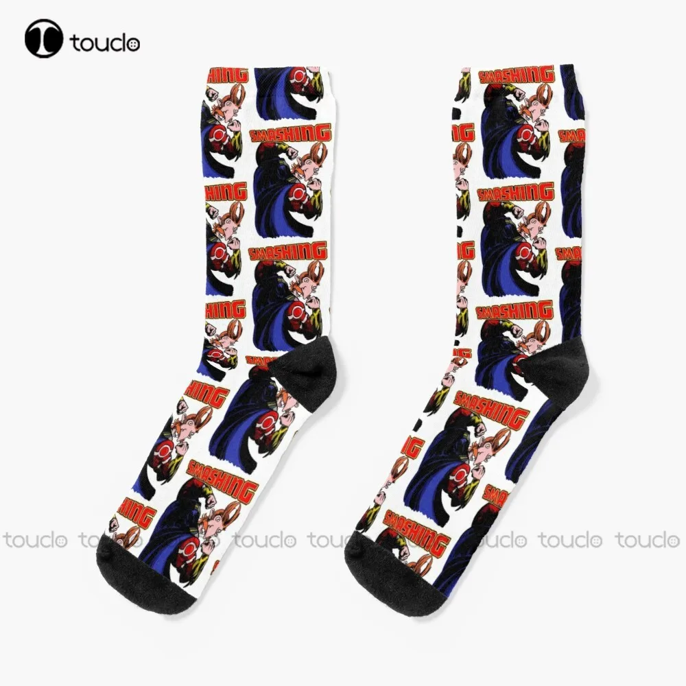 

SMASHING - All Might Nigal Thornberry Socks women crew socks Personalized Custom Unisex Adult Teen youth Socks Christmas gift