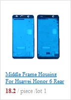 Промежуточный Корпус рамка Запасные детали для Huawei Honor 5A 6X6 10 8X9 V20 средняя накладка крышка