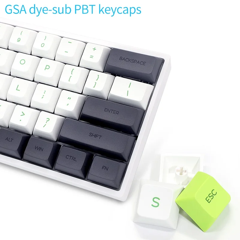

Skyloong SK61 Panda 61 Keys Hot Swap Mechanical Keyboard RGB Backlit Bluetooth Gaming Keyboard For Mac/Win/PC Gaming Accessories