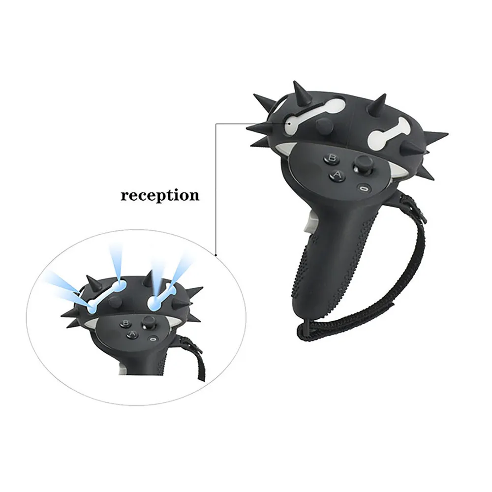 

For Oculus Quest 2 VR Headset Accessories Face Mask Cover Barbed Handle Protective Sleeve Q Lens Cover Rocker Cap Kits