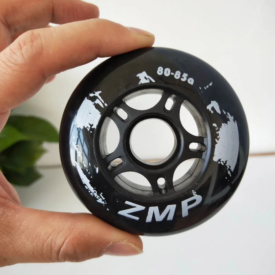 Японские роликовые колеса 4 шт./лот 85A 80 мм ПУ шины встроенное скольжение Слалом
