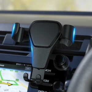 car phone holder gravity air vent mount clip cell holder no magnetic mobile support smartphone voiture for iphone samsung huawei free global shipping