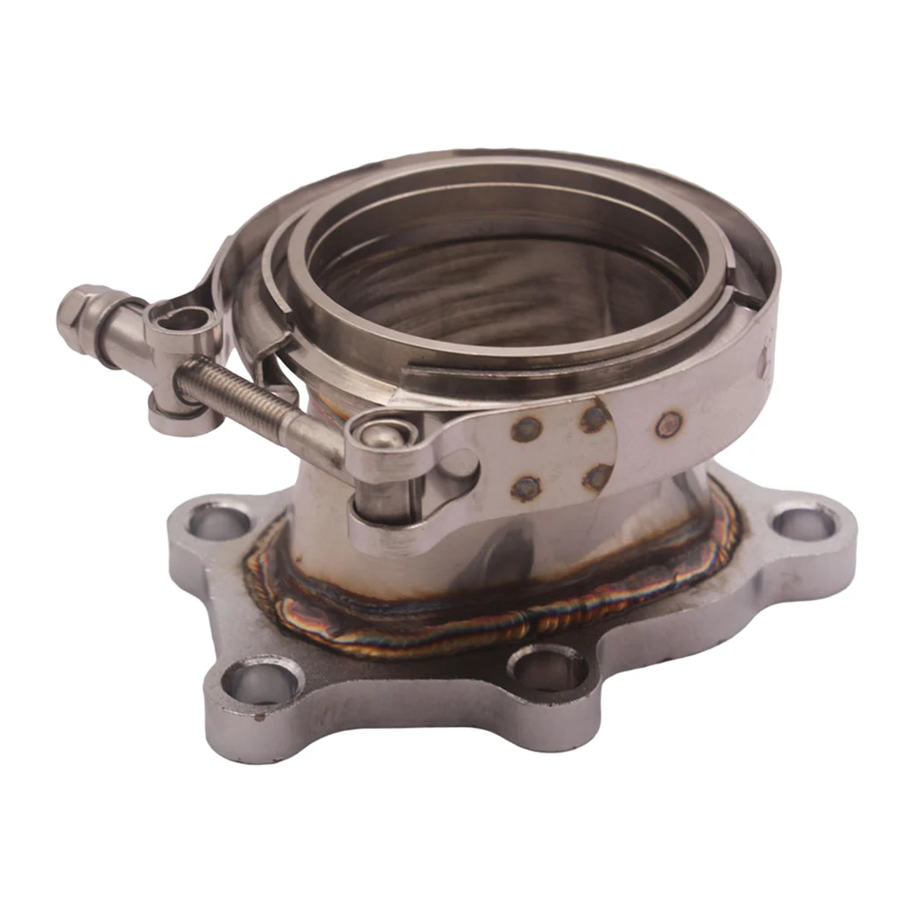 3" 5 bolt Outlet V-Band Adapter Turbo Downpipe Flange Assy For Mazdaspeed 6 | Chargers & Parts