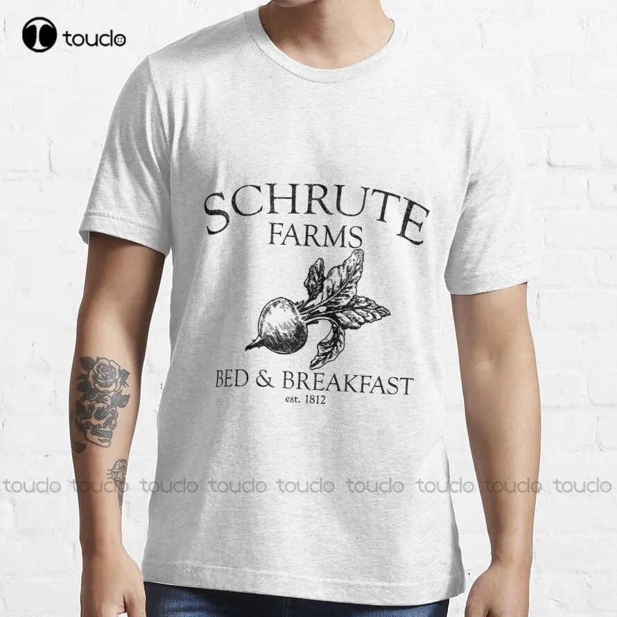 

Schrute Farms Funny Office T-Shirt Hawaiian Shirts Womens Custom Aldult Teen Unisex Digital Printing Tee Shirt Xs-5Xl Gift