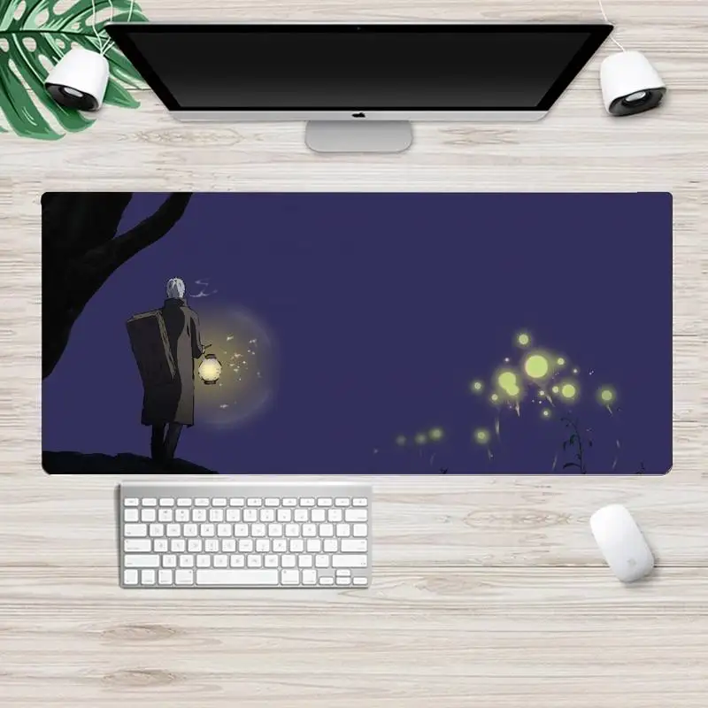 

Mushishi Laptop Computer Mousepad XL Large Gamer Keyboard PC Desk Mat Takuo Computer Tablet Mouse mat