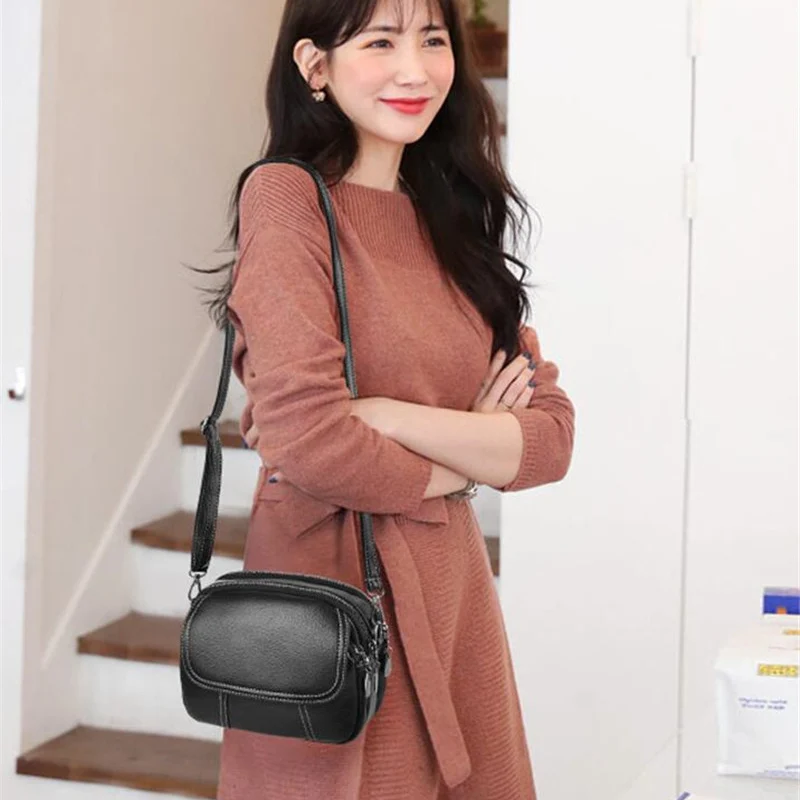 

Women Crossbody Bag Simple Messenger Bags Small PU Leather Shoulder Bags Female Handbags Designer Purse Bolsas