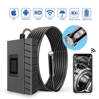 2 0 mp wireless endoscope 5 5mm wifi inspection camera 1080p hd borescope snake pipe camera with 6 led for ios android iphone