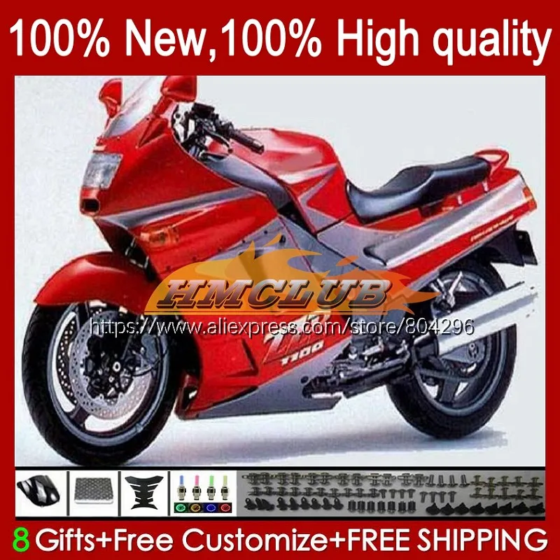 

Body For KAWASAKI NINJA ZX-11R ZZR 1100 ZZR1100 ZX11R 90 91 92 69No.39 ZX11 ZZR-1100 ZX 11R 1990 1991 1992 Fairing Glossy red