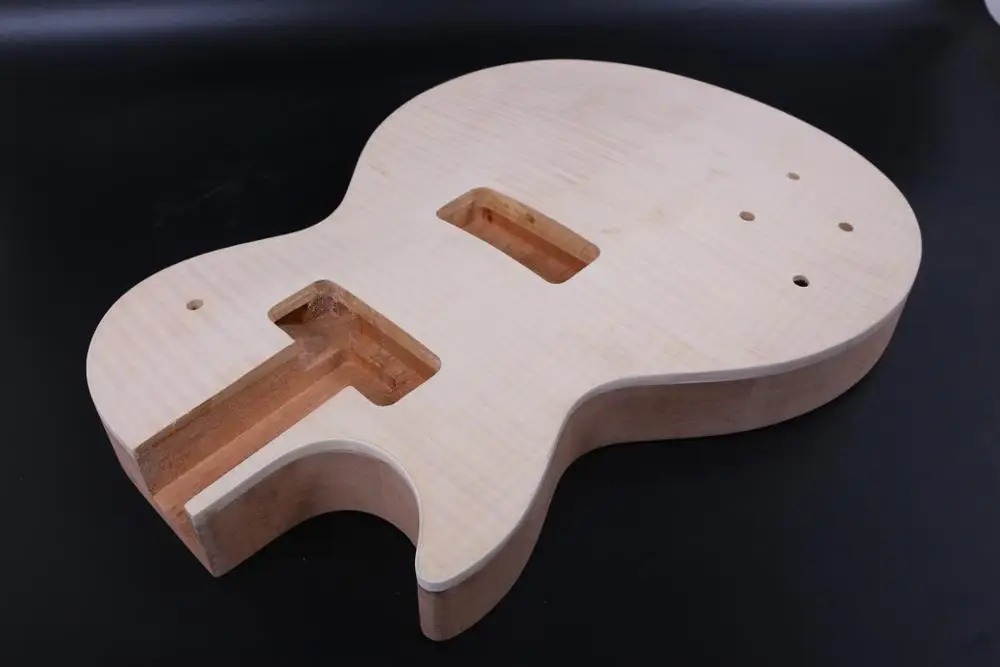 Корпус для электрогитары с одной левой ручкой из красного дерева и верхняя часть клена|Детали аксессуары