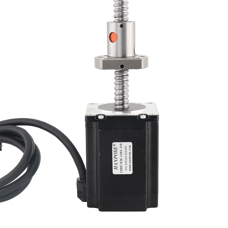 1 шт. Nema 23 шаговый двигатель 4 провода 2 Фаза 76 мм 2.8A 189N.CM 23HS7628 SFU1204 шариковый винт
