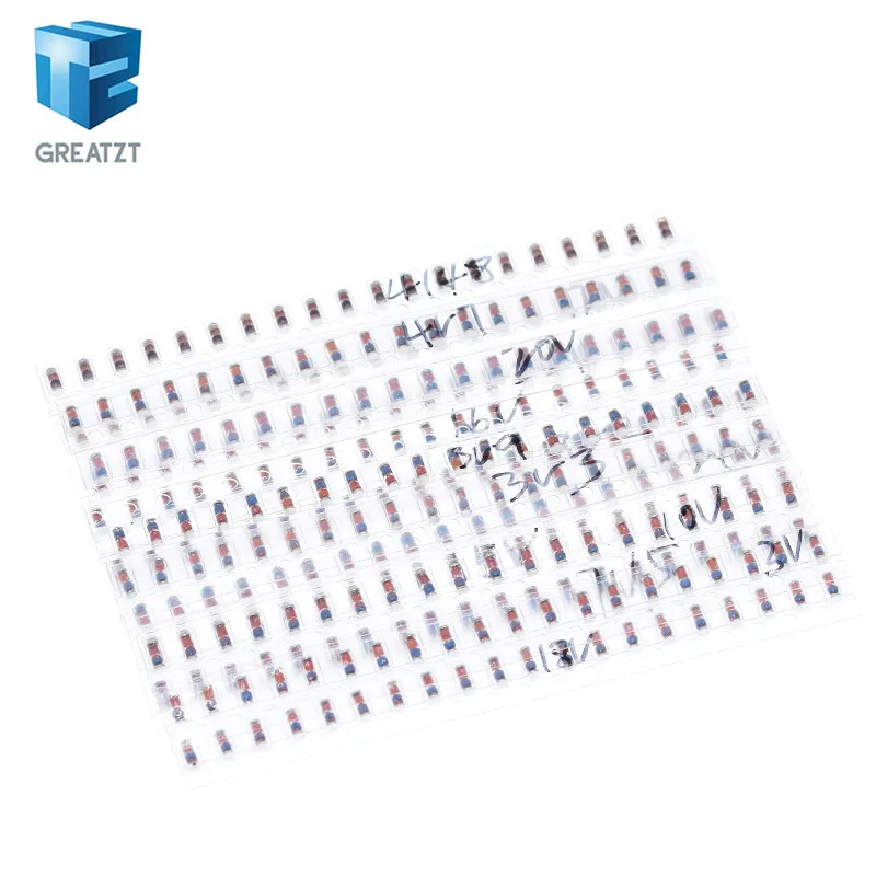TZT LL34 SMD Зенер пакет диодов 1/2 Вт 3в 24в 15 видов * 20 шт = 300 1N4148 комплект|Диоды| |