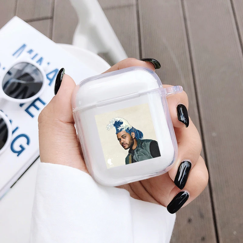 

Чехол с изображением известной волны Kanagawa для Apple Airpods 2 1, мягкий силиконовый прозрачный чехол для наушников, противоударный чехол с Bluetooth