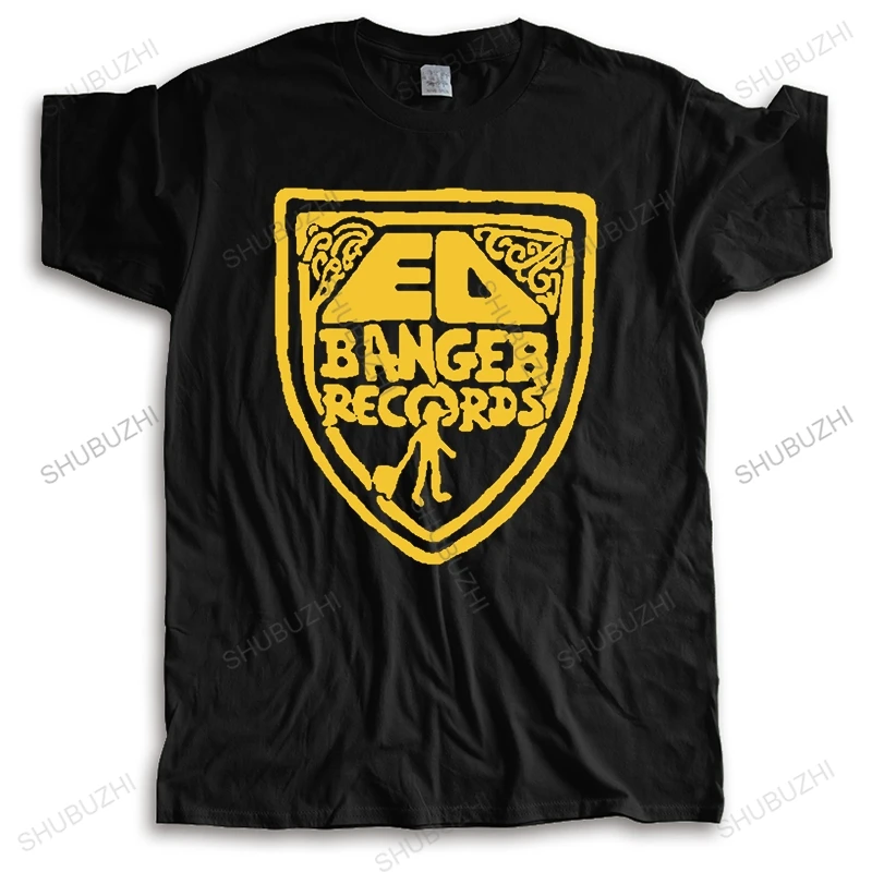 Футболка мужская с коротким рукавом модная уличная одежда логотипом Ed Banger и