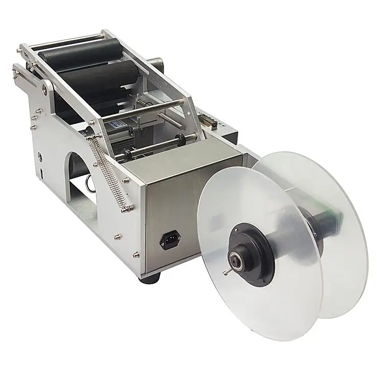 Полуавтоматический маркировщик для круглых бутылок принтер круглая наклейка