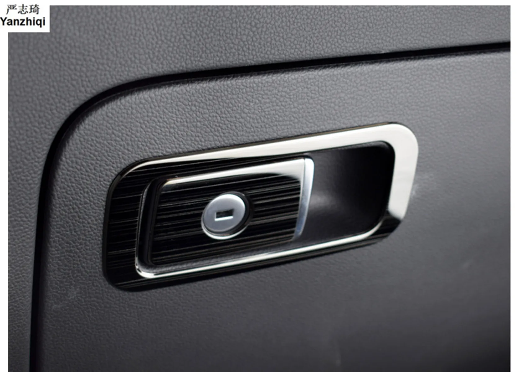 Нержавеющая сталь 2 шт./лот коробка для хранения перчаток автомобиля накладка