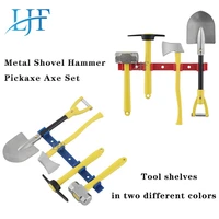 ljf 110 scale accessories metal shovel hammer pickaxe axe set for 110 rc crawler axial scx10 trx4 d90 d110 tf2 tamiya cc01 l31