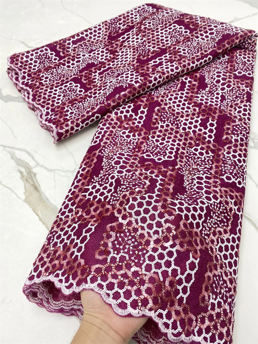 

Африканская специальная бархатная кружевная ткань 2021 французские сетчатые блестки, Высококачественная вышивка в нигерийском стиле, круже...