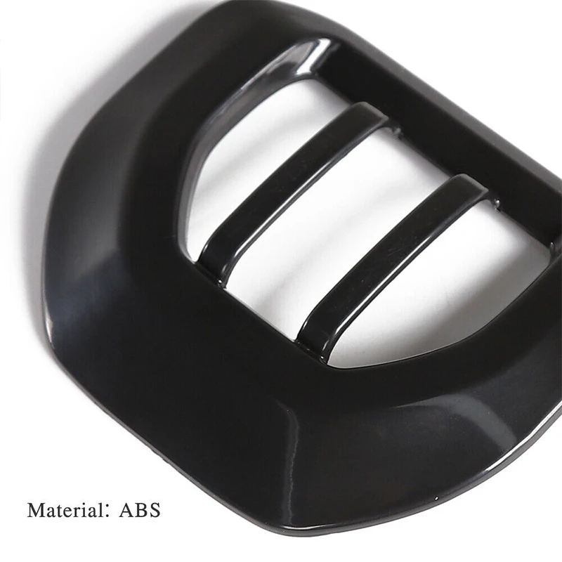 Пара зеркало заднего вида сигнальный светильник обшивка для Jeep Wrangler JL 2018 Черный