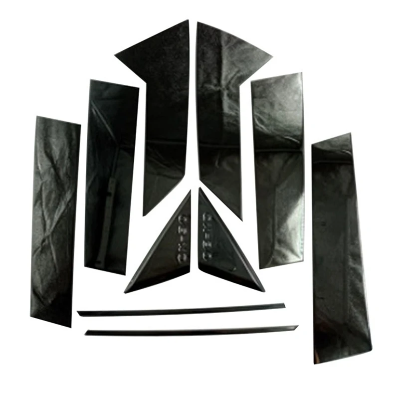 

Автомобильная черная обшивка окна из нержавеющей стали, Центральная обшивка столба, обшивка для Mazda CX30 2020 2021