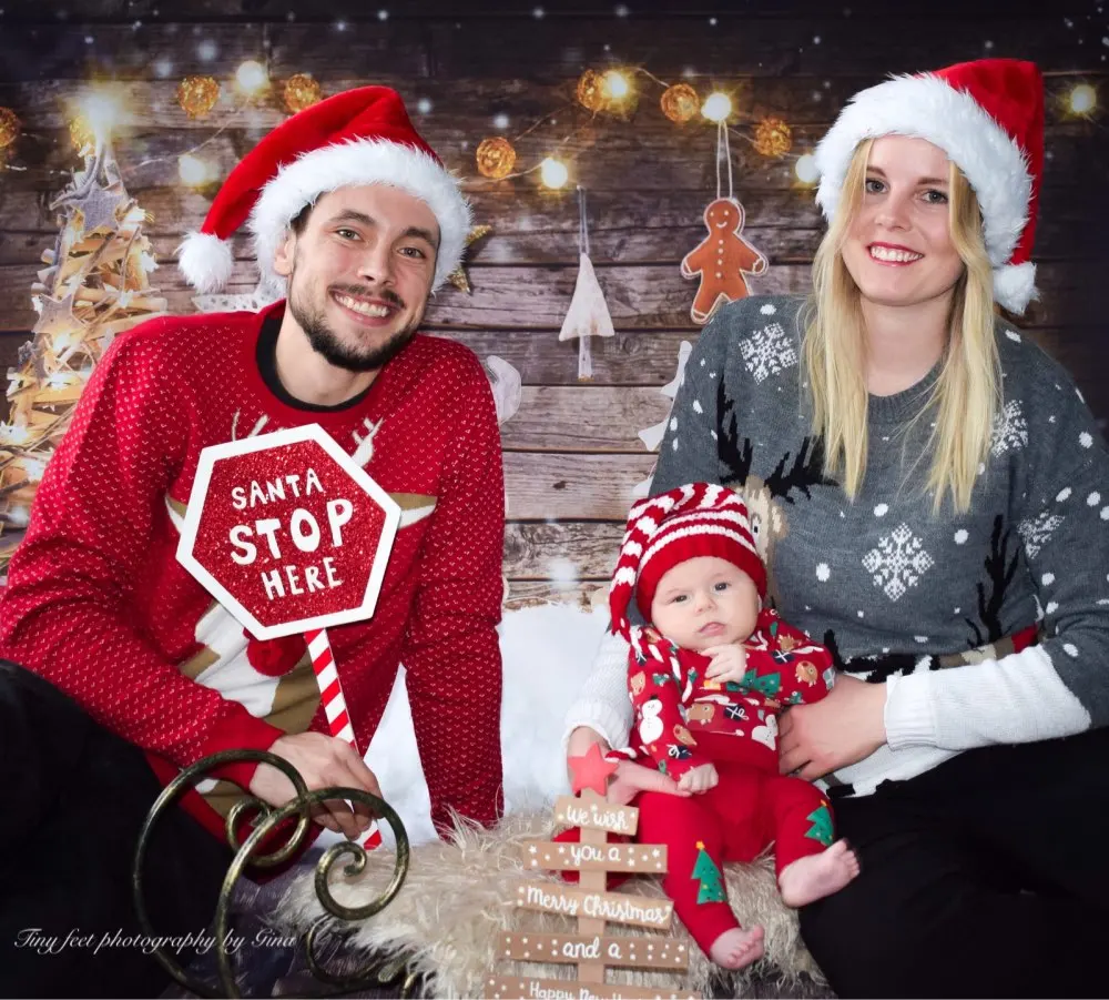 Laeacco Photo Background Christams Tree Deer Bulb Star Gift Doll Party Baby Portrait Photography Backdrop Photocall Studio | Электроника