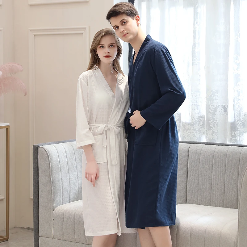 Халат вафельный Женский модный купальный халат для ванной пикантный пеньюар