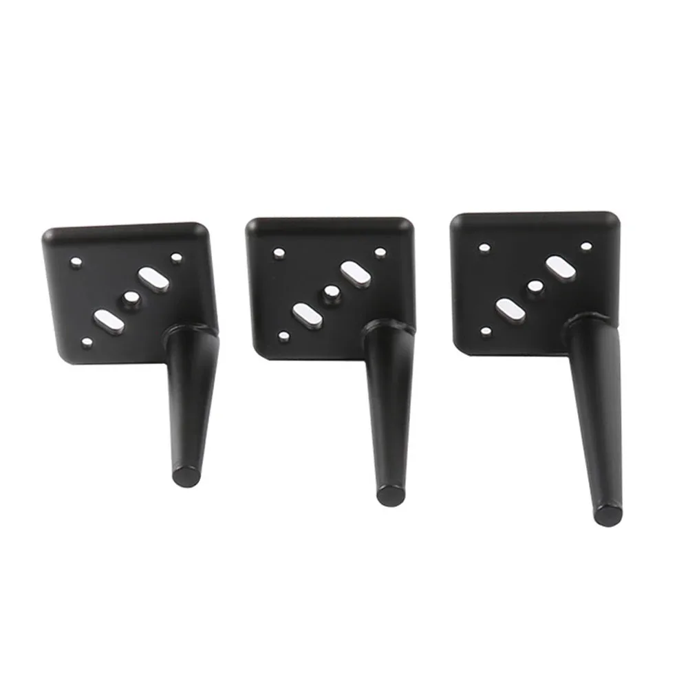 

4PcsTV Cabinet Sofa Cupboard Cabinet Furniture Leg Legs Feet Screws Cone design Square Base Gold Chrome Black Taper