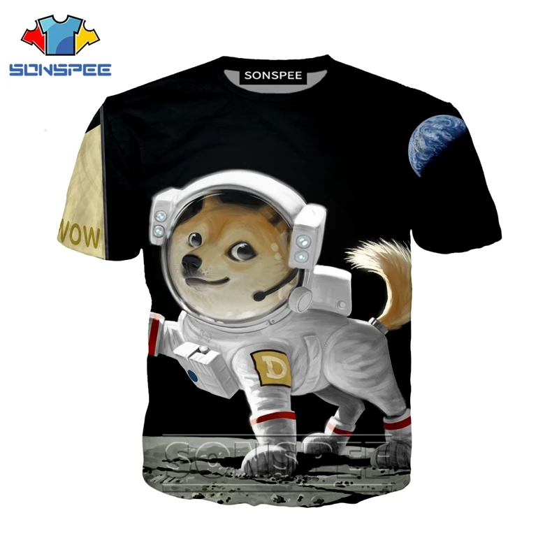 07 Аниме 3d печать игра футболка животное doge уличная собака Охотник для мужчин и женщин модная футболка Harajuku Детские рубашки homme футболка A206 - Цвет: 07