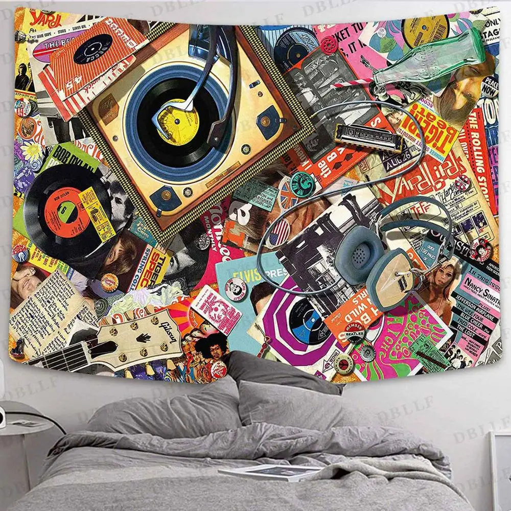 

Candy Castle Tapestry Fairy Tale Forest Art Wall Hanging Tapestries for Living Room Home Dorm Decor Banner