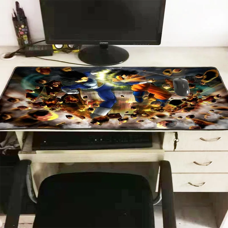 Mairuige, 90x40 см, игровой коврик для мыши с Аниме Драконий жемчуг, большой размер, Настольный коврик с замком, коврик для мыши, Настольный коврик Latop, ноутбук для CSGO DOTA