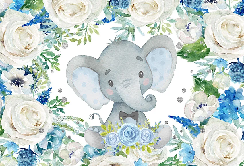 

Mehofond Safari Jungle Animals Photography Background Woodland Floral Foliage Baby Shower Birthday Party Backdrop Photo Studio