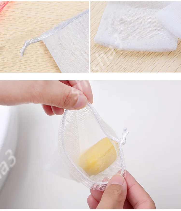 Многоразовые Пузырьковые мыльницы сетки производят сумки моющиеся экологически