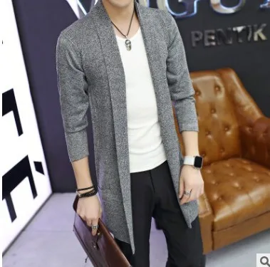 

2020 New Spring Mens Sweater Fashion Solid Korean Style Long Sleeve Men Cardigan Fall Sweater Slim Fit Casual Clothes