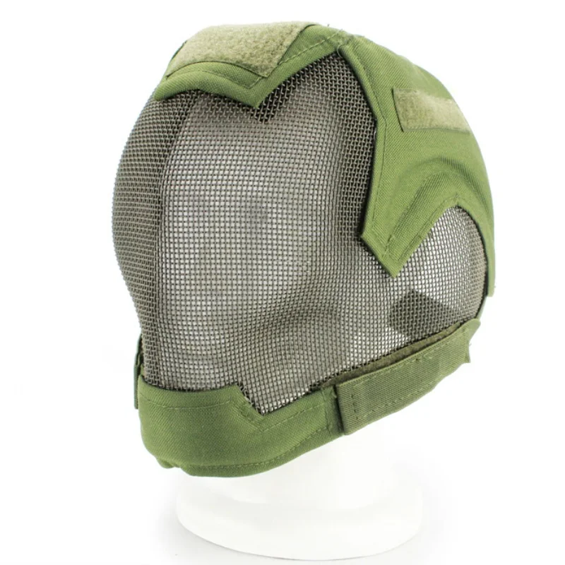 V6 Airsoft Paintball Full Face Mask Steel Metal Mesh Protection Military Army CS Wargame Shooting Hunting Tactical Helmet Masks v3 fencing full face tactical paintball mask metal steel mesh hunting shooting cs wargame military combat gear airsoft masks