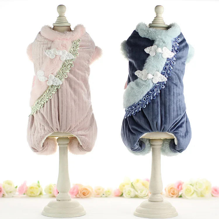 Одежда для чихуахуа маленький средний пуховик собак теплые толстые пальто