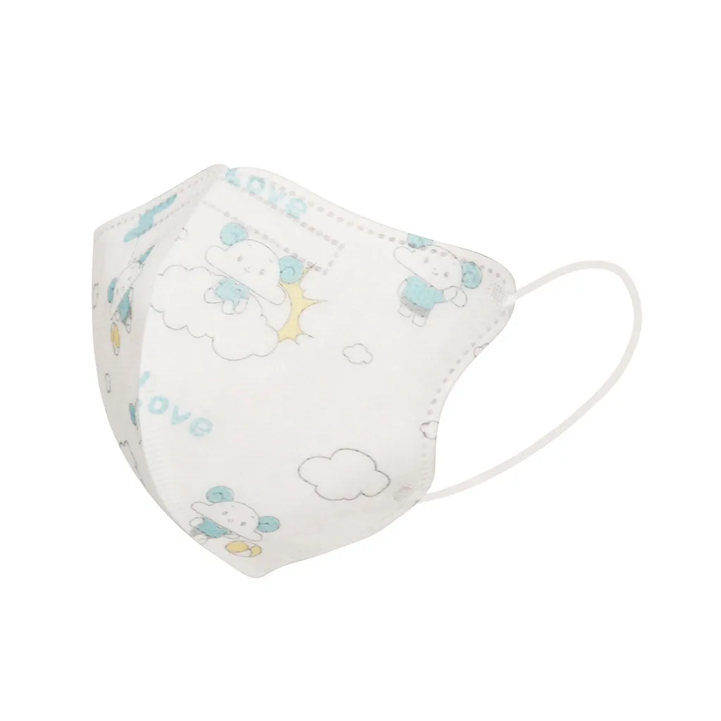 

50pcs Children's Cartoon Face Mask Masque Mixed 3d Masks Disposable Three-layer Pm2.5 Proof Protective Mouth Cover Mascarillas