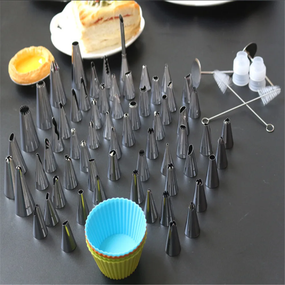 98 шт./компл. силиконовые кухонные аксессуары кондитерский мешок для айсинга