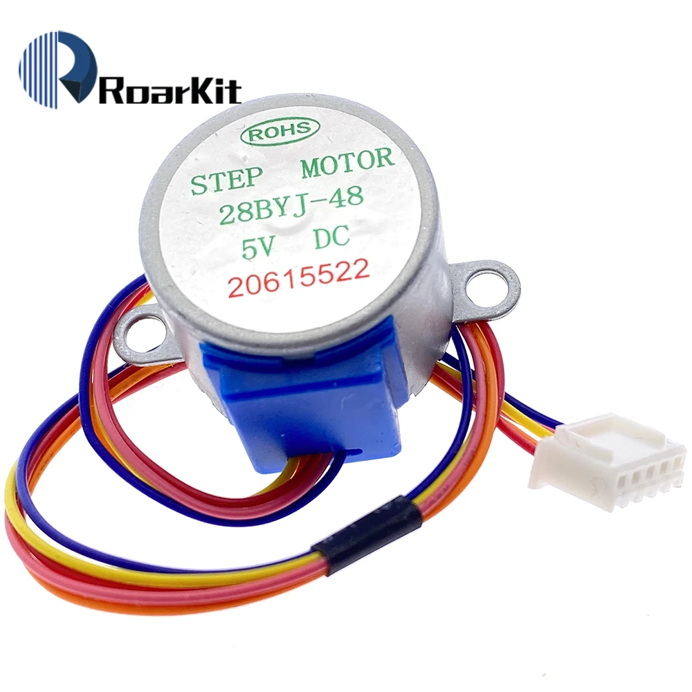 4 фазный шаговый двигатель + плата драйвера ULN2003 с модулем тестирования привода