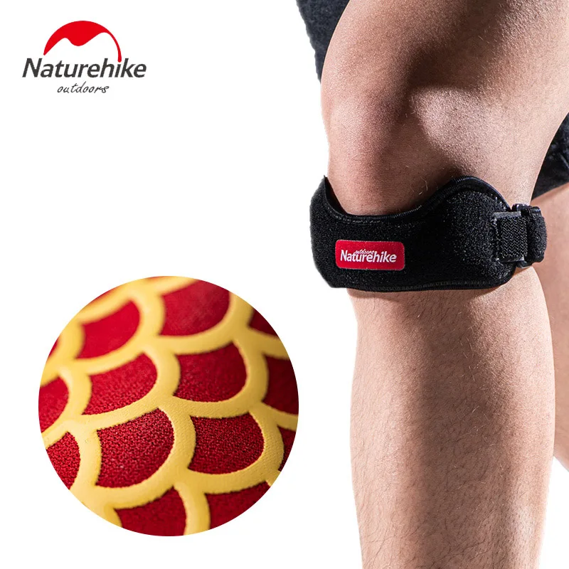 

Наколенник Naturehike для защиты коленного сустава, нескользящий регулируемый, компрессионный, амортизирующий, для бега, походов, спорта
