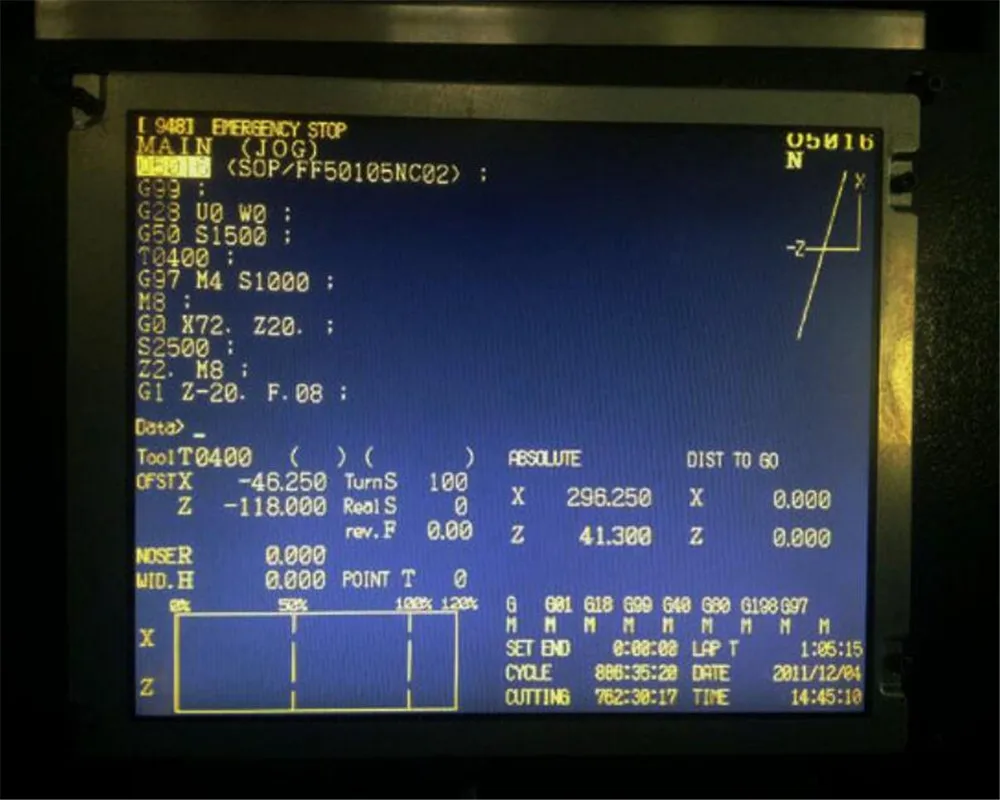 12 дюймовый совместимый BNC монитор для замены FADAL CNC 88HS TFT|Контроллер с ЧПУ| |
