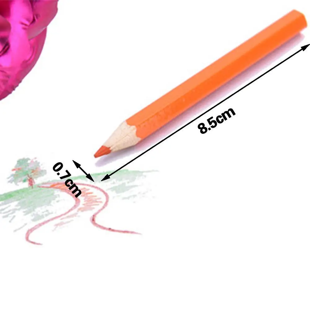 

12 colors/set Colored Pencils Natural Wooden Drawing Artist Supplies School Office Painting Pencils U2H6
