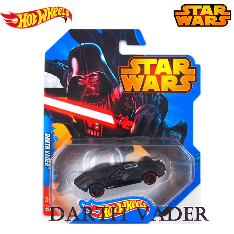 Подлинные Hot Wheels Звездные войны классический фильм тема серии ролевая модель автомобиля коллекция игрушек для детей мальчиков подарок на день рождения CGW35 - Цвет: Darth-vader