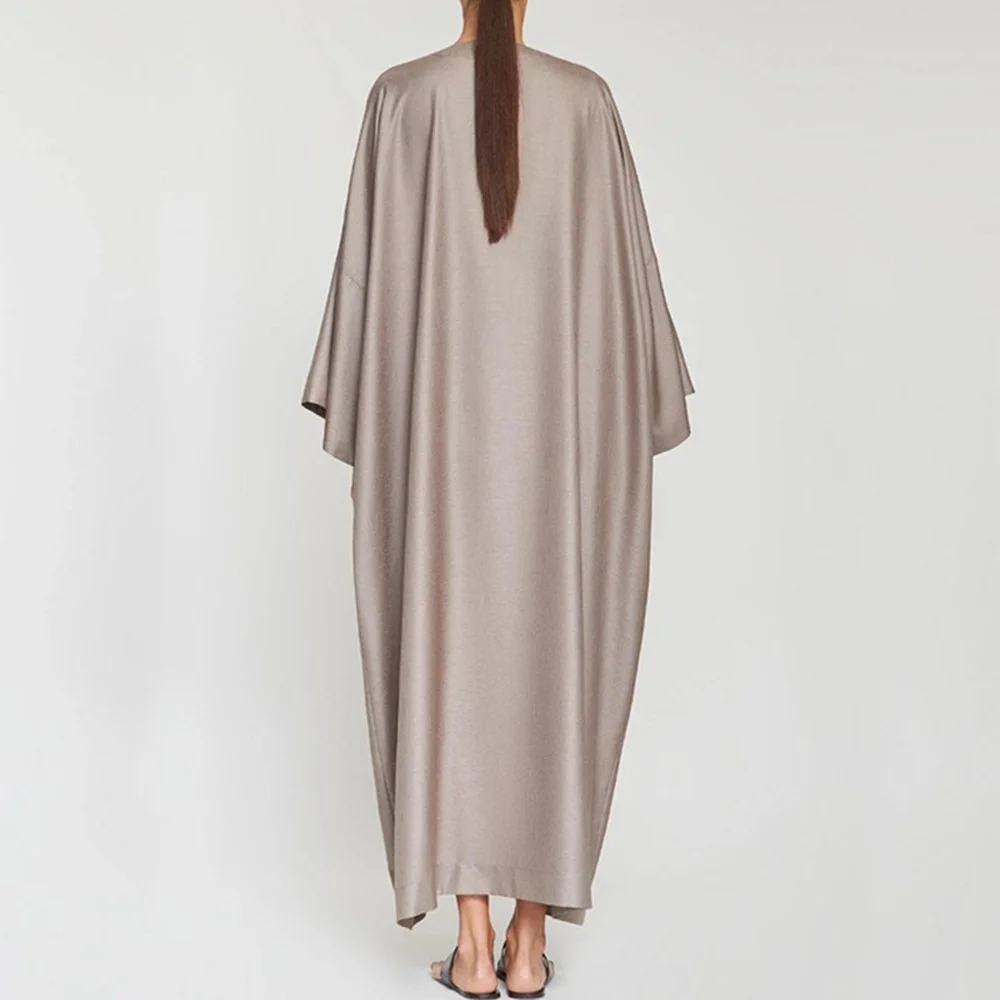 

Plus Size Solid Open Abaya Kimono Dubai Turkey Kaftan Muslim Cardigan Casual Robe Abayas Dresses for Women Caftan Islam Clothing