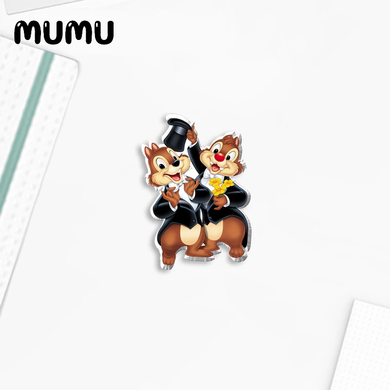 Новинка 2021 заколка для лацкана с кристаллом и Дейлом Милые Акриловые Броши