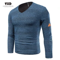 plus size 6xl men korean clothes man pullover sweater man grid slim fit knitted jumper sweater joggers sport gym tops knitwear