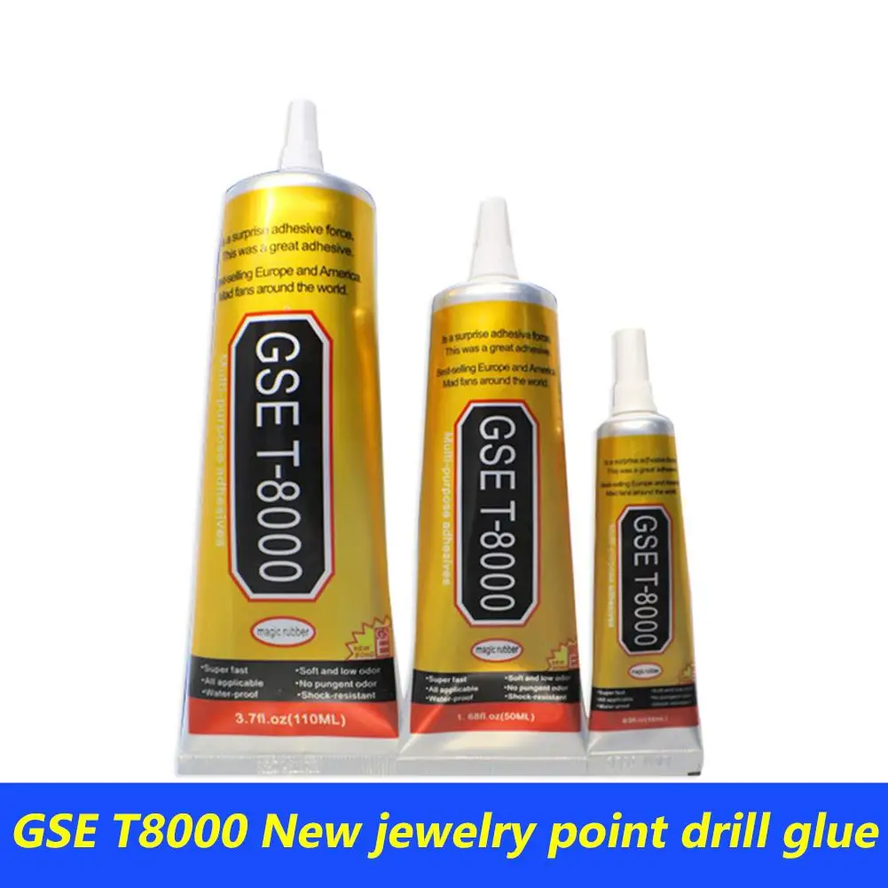 

Multi-Purpose T8000 Super Glue Repairing Adhesive Tool Type DIY Mobile Phone Screen Tool Phone Epoxy Resin Glass Repair Clear