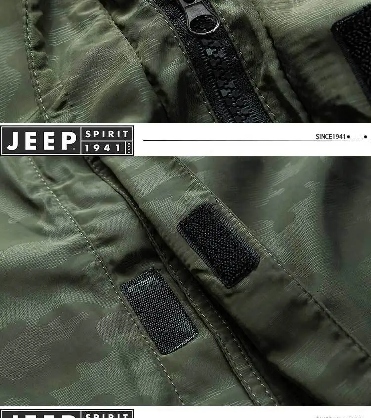 JEEP SPIRIT военная куртка мужская повседневная с капюшоном воротник сетчатая юбка пальто Мужская Плюс Размер M-4XL Верхняя одежда летняя куртка