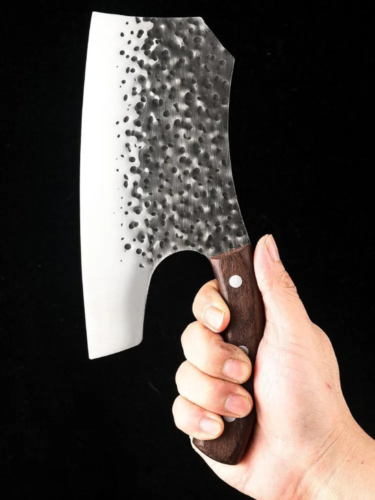 Нож мясника ручной работы высокотвердые кованые ножи измельчение нарезка