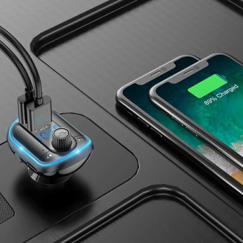 

Car Mp3 Player Dual Usb Fast Charge Hands-free Call Durable High Speed Practical And Multifunctional Car Mp3 Player