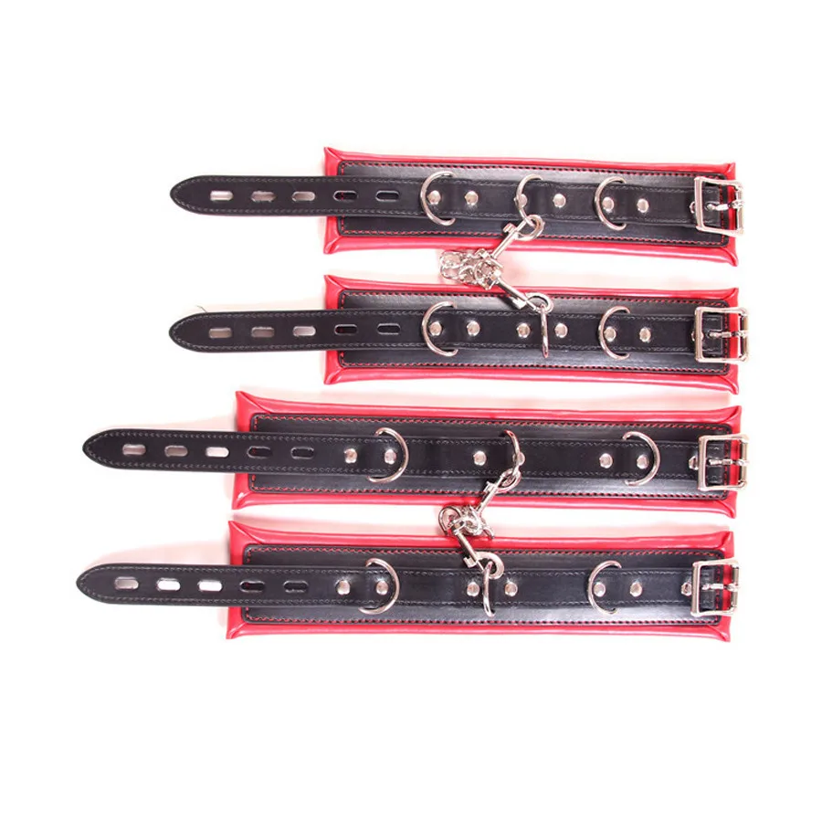 БДСМ губка мягкая искусственная кожа наручные манжеты для лодыжки Искусственные