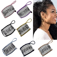 40comb stretch banana clip double side lazy women hair comb easy thick curly hair styling tool ponytail mohawk bun diy accessoy